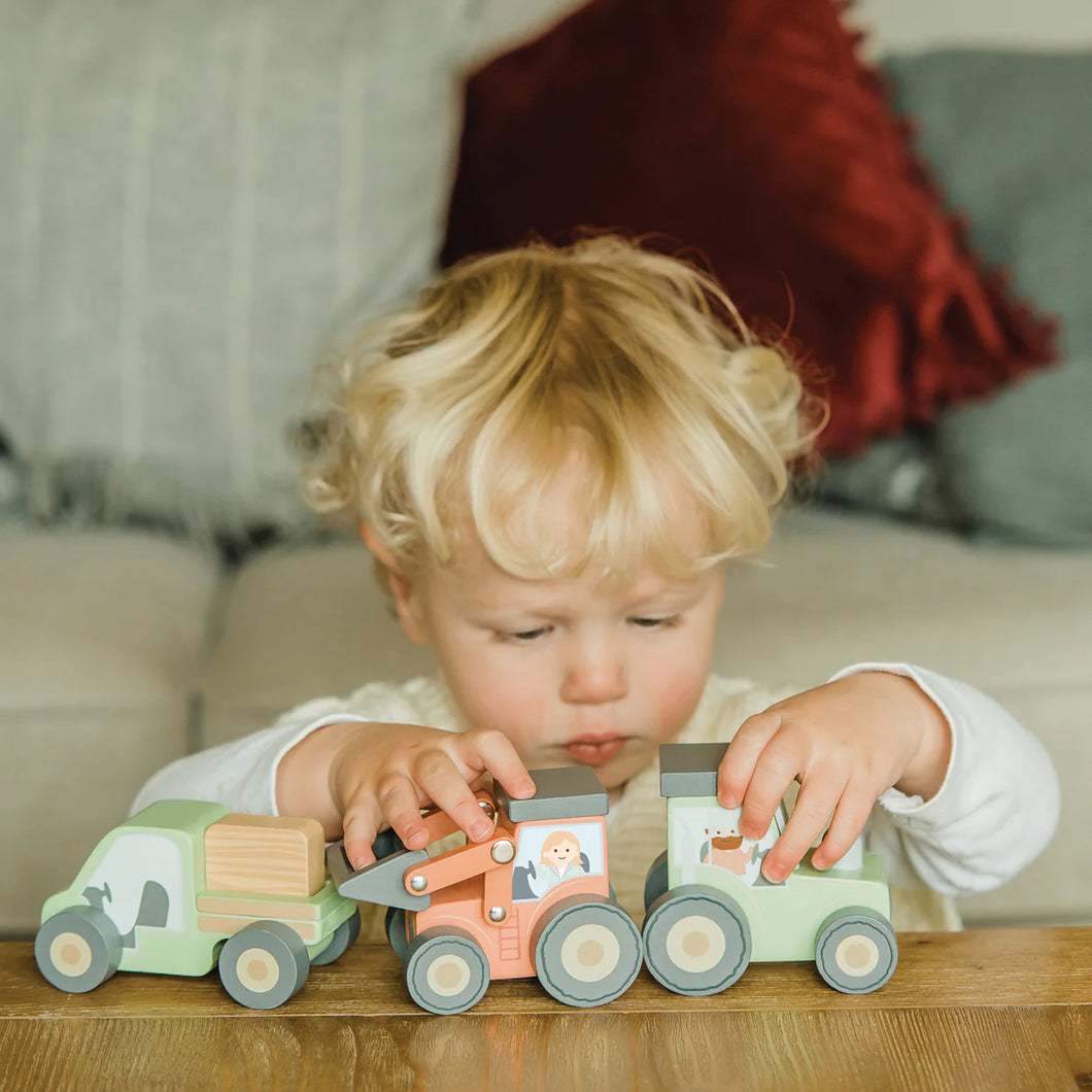 Orange Tree - Wooden Tractor