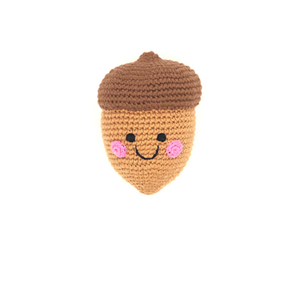 Pebble Fair Trade Acorn Rattle