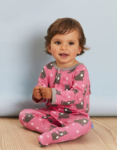 Load image into Gallery viewer, Organic Kitten Print Sleepsuit
