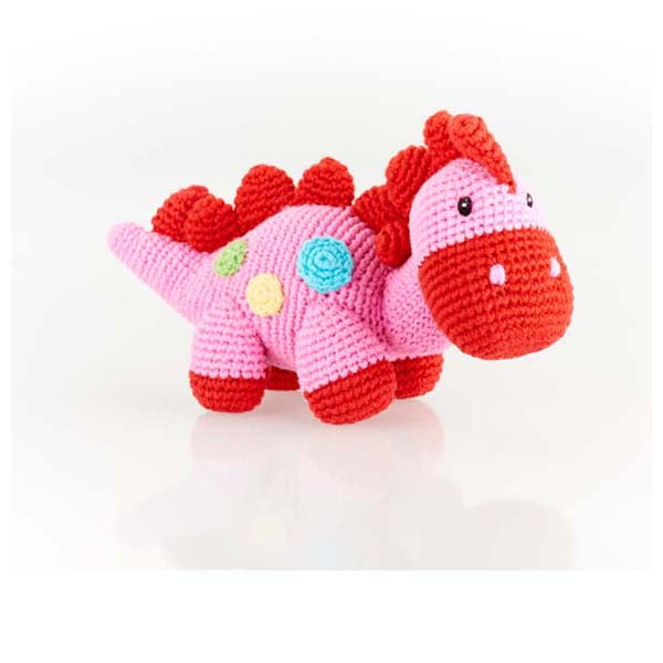 Pebble - Fair Trade Organic Dino Rattle