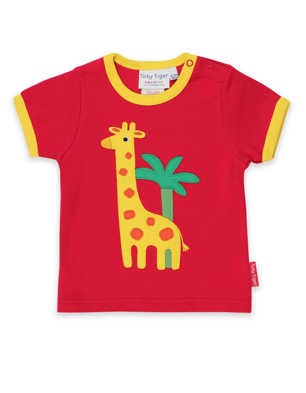 Toby Tiger Organic Giraffe Applique
