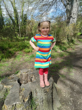 Load image into Gallery viewer, Toby Tiger Organic Stripe Dress
