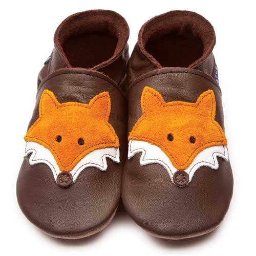Inch Blue - Soft Leather Fox Baby Shoes